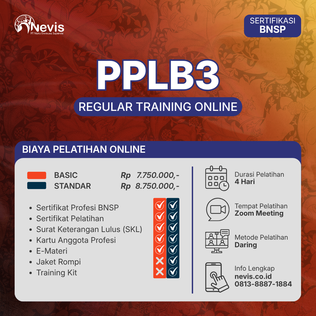 Foto Produk Pelatihan PPLB3 Sertifikasi BNSP Online