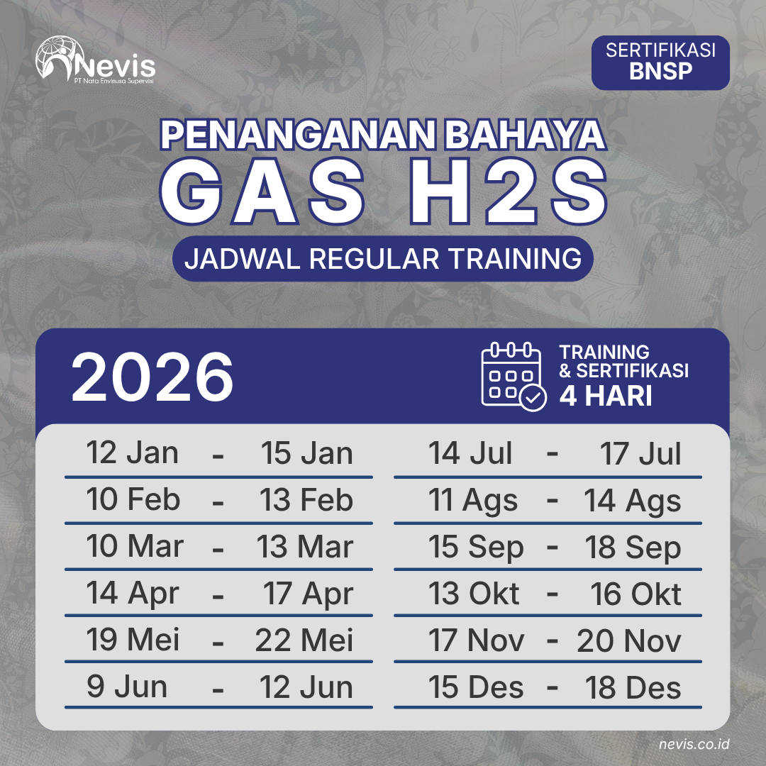 Foto Produk Pelatihan Penanganan Bahaya Gas H2S Sertifikasi BNSP Offline