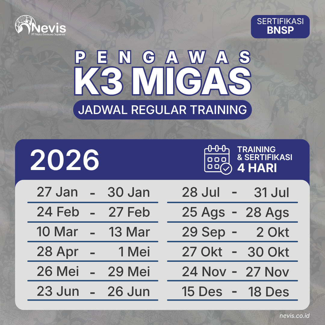 Foto Produk Pelatihan Pengawas K3 Migas Sertifikasi BNSP Offline