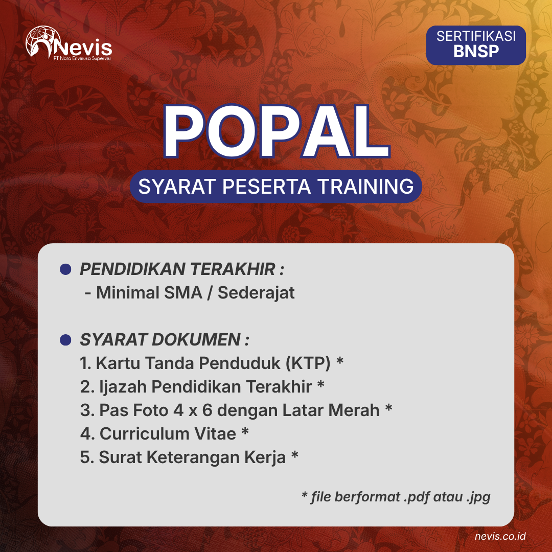 Foto Produk Pelatihan POPAL Sertifikasi BNSP Online