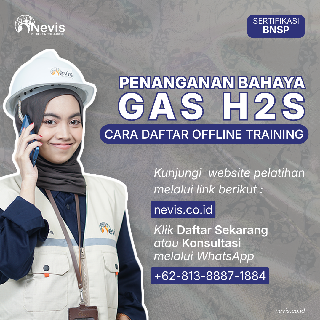 Foto Produk Pelatihan Penanganan Bahaya Gas H2S Sertifikasi BNSP Offline