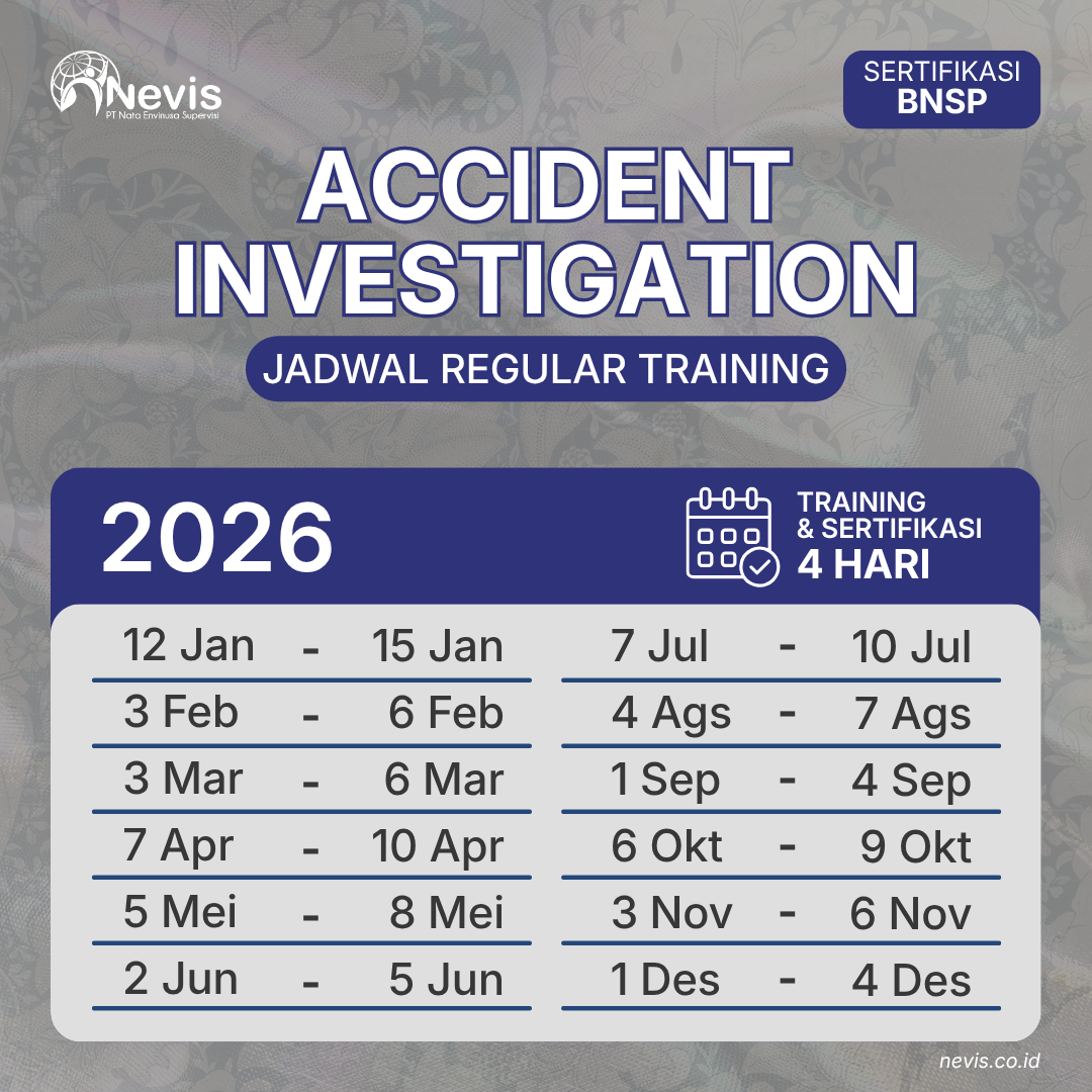 Foto Produk Pelatihan Accident Investigation Sertifikasi BNSP Offline