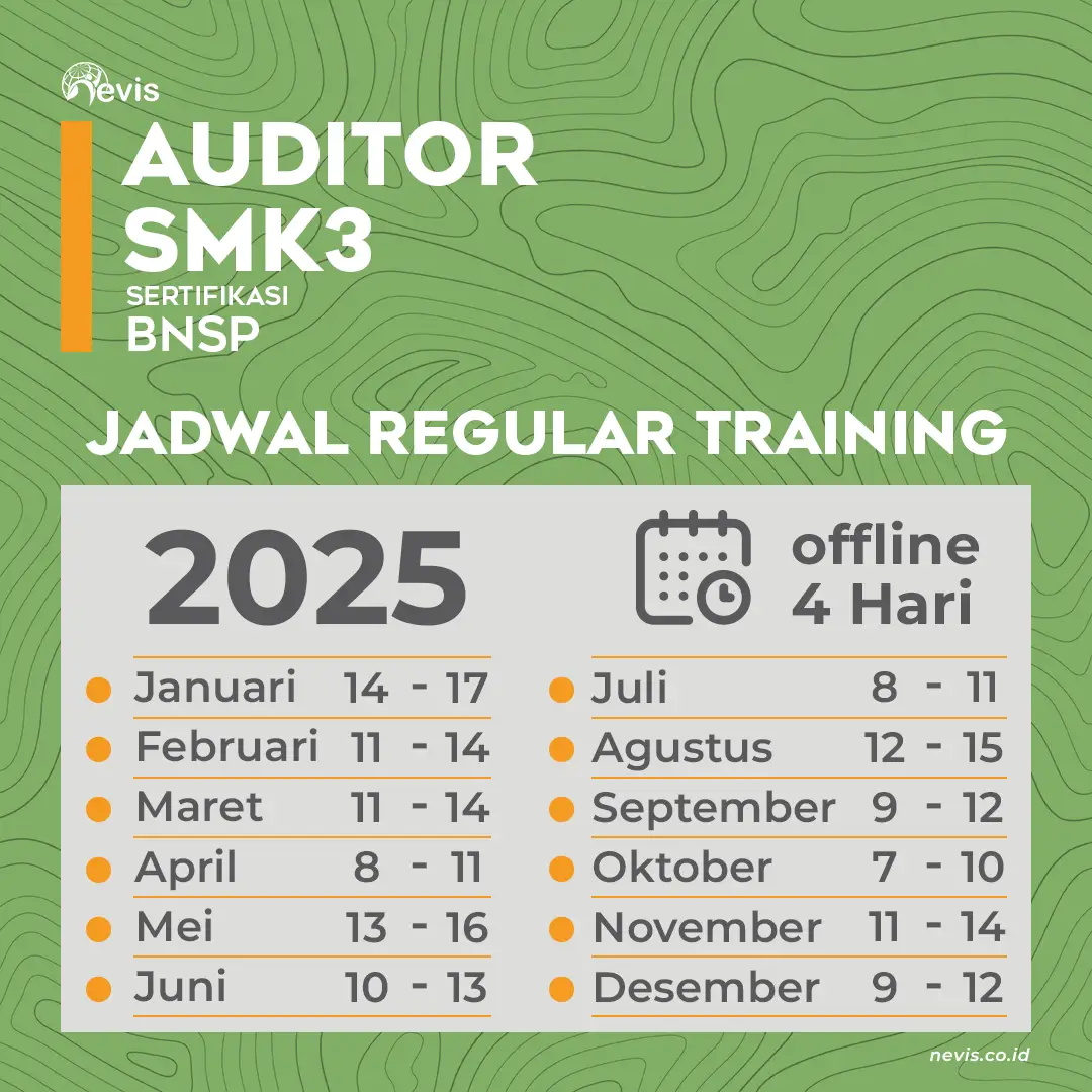 Foto Produk Pelatihan Auditor SMK3 Sertifikasi BNSP Offline