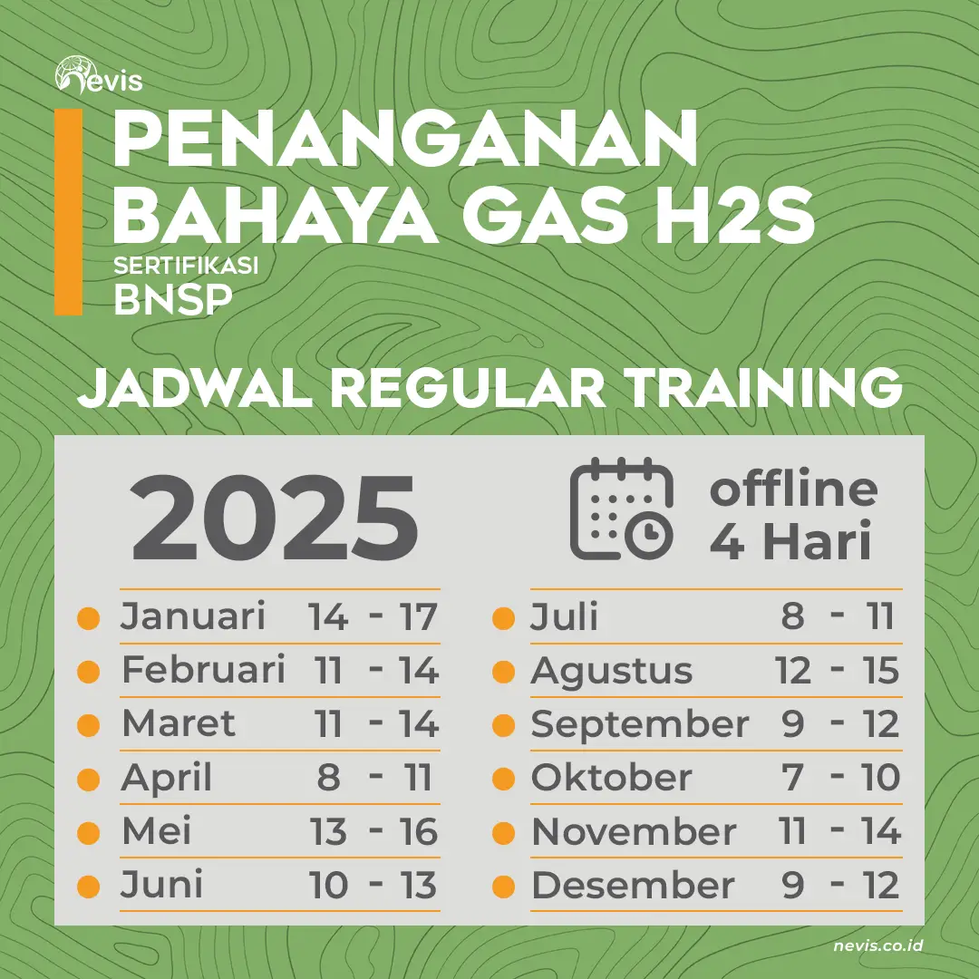 Foto Produk Pelatihan Penanganan Bahaya Gas H2S Sertifikasi BNSP Offline