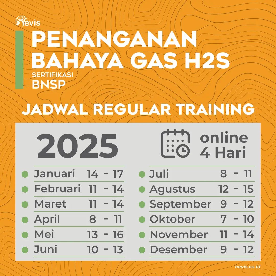 Foto Produk Pelatihan Penanganan Bahaya Gas H2S Sertifikasi BNSP Online