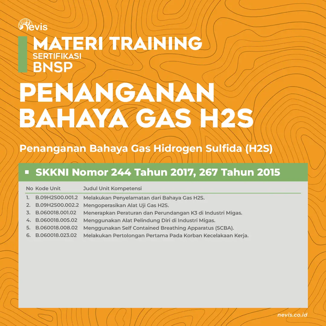 Foto Produk Pelatihan Penanganan Bahaya Gas H2S Sertifikasi BNSP Online