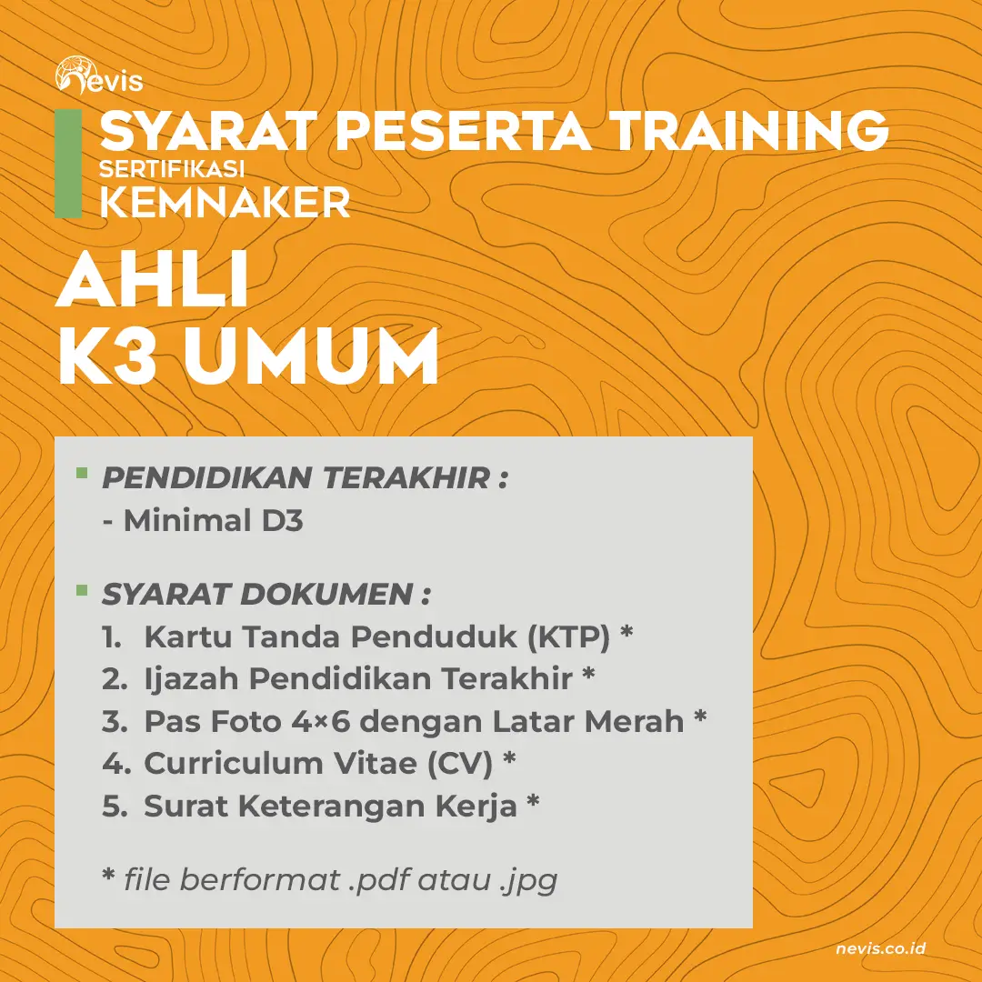 Foto Produk Pelatihan Ahli K3 Umum Sertifikasi KEMNAKER RI Online