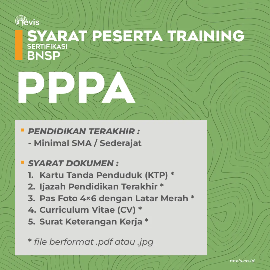 Pelatihan PPPA Sertifikasi BNSP Offline - Nevis Pelatihan Sertifikasi ...