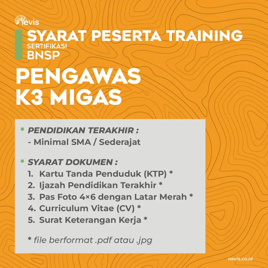 Foto Produk Pelatihan Pengawas K3 Migas Sertifikasi BNSP Online