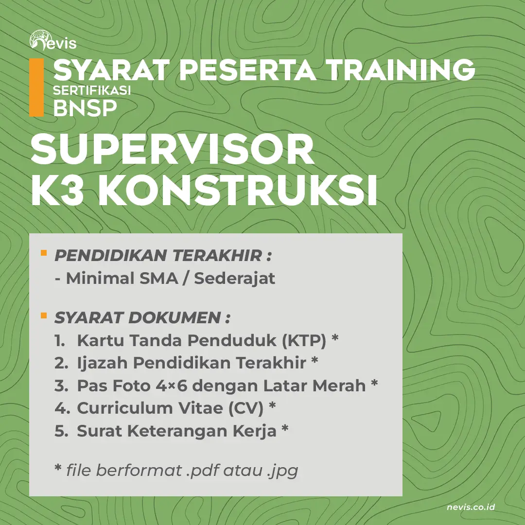 Foto Produk Pelatihan Supervisor K3 Konstruksi Sertifikasi BNSP Offline