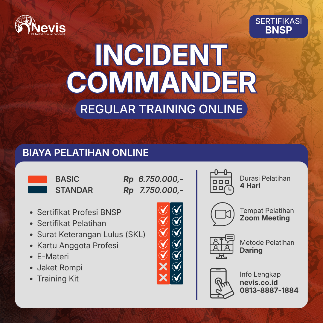 Foto Produk Pelatihan Incident Commander (IC) Sertifikasi BNSP Online