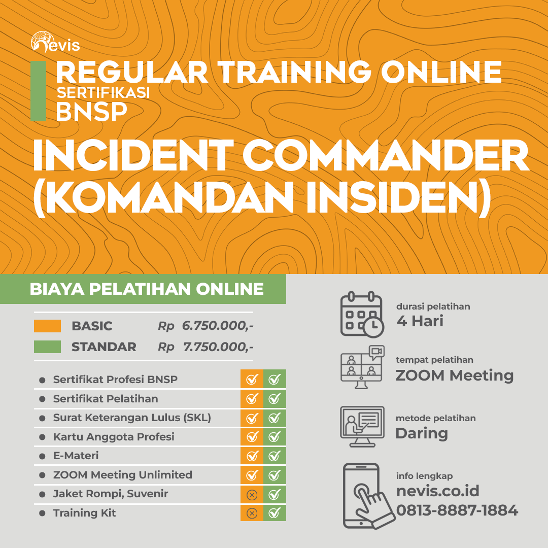 Foto Produk Pelatihan Incident Commander (IC) Sertifikasi BNSP Online
