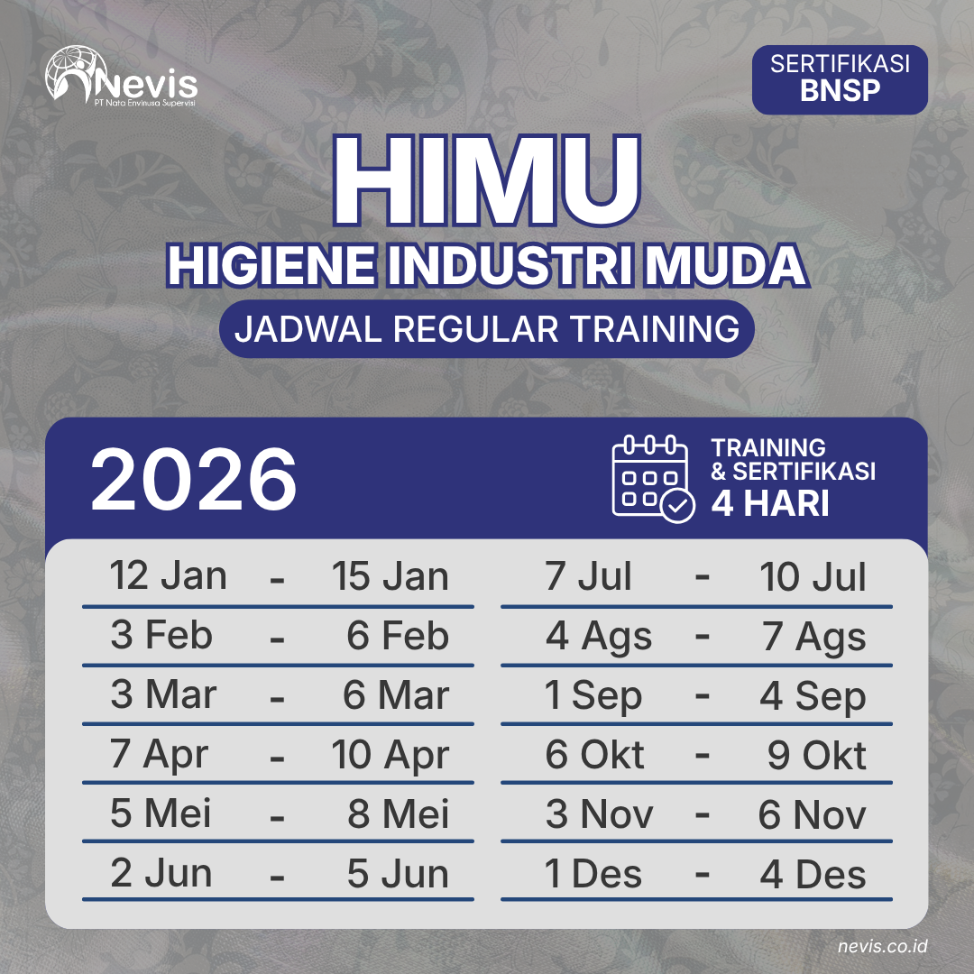 Foto Produk Pelatihan Higiene Industri Muda (HIMU) Sertifikasi BNSP Offline