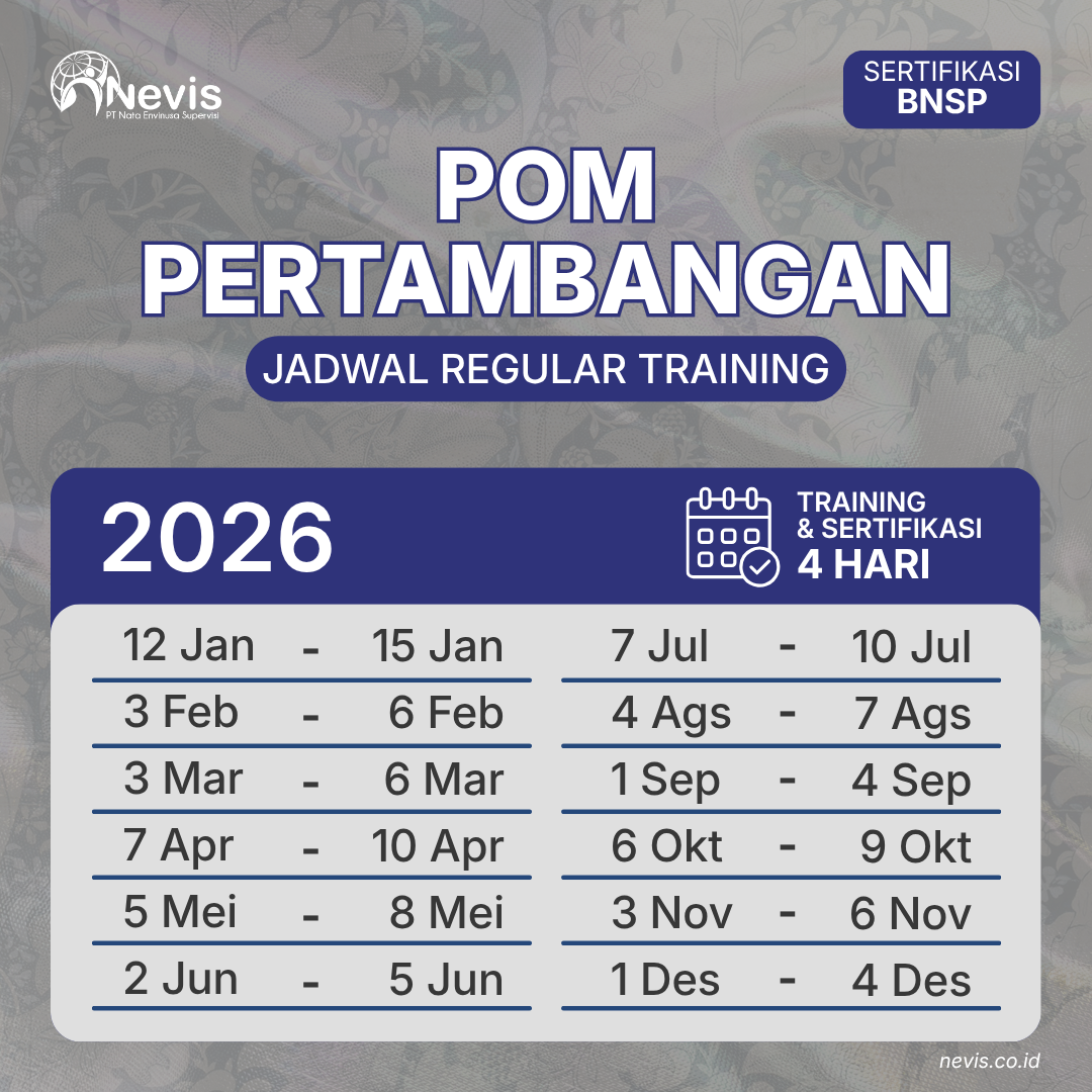 Foto Produk Pelatihan POM Pertambangan Sertifikasi BNSP Offline