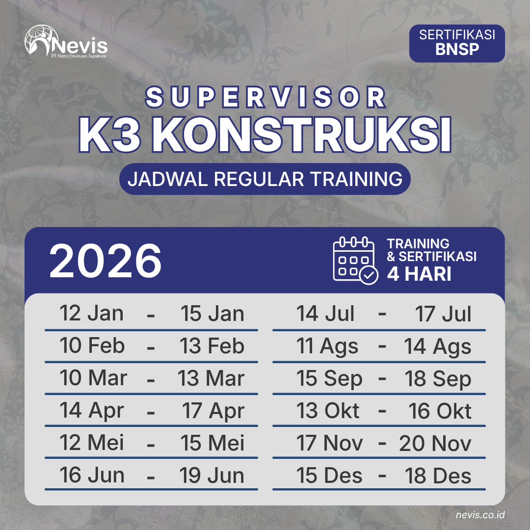 Foto Produk Pelatihan Supervisor K3 Konstruksi Sertifikasi BNSP Offline