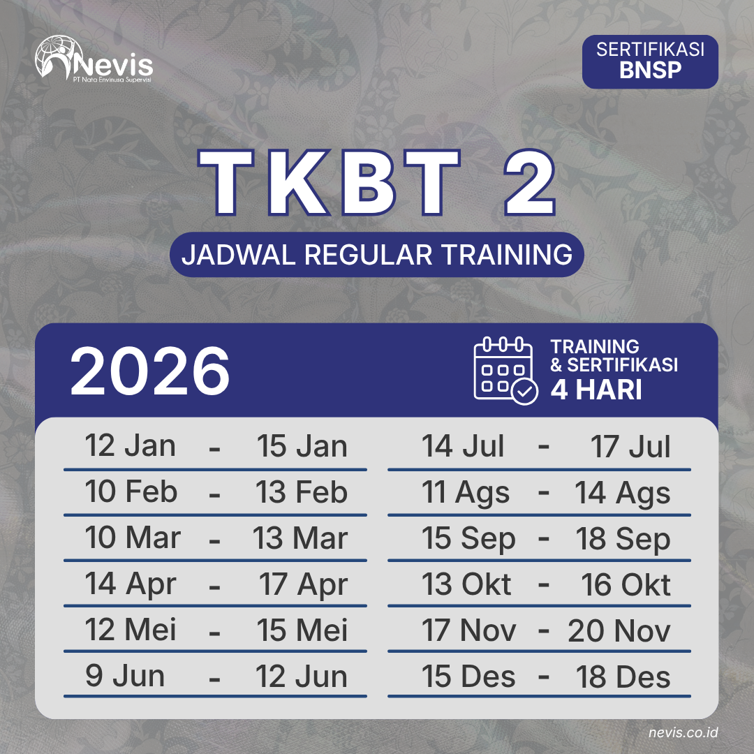 Foto Produk Pelatihan TKBT 2 Sertifikasi BNSP Offline