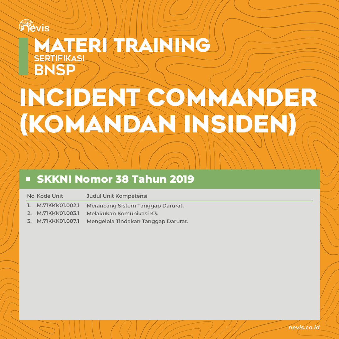 Foto Produk Pelatihan Incident Commander (IC) Sertifikasi BNSP Online