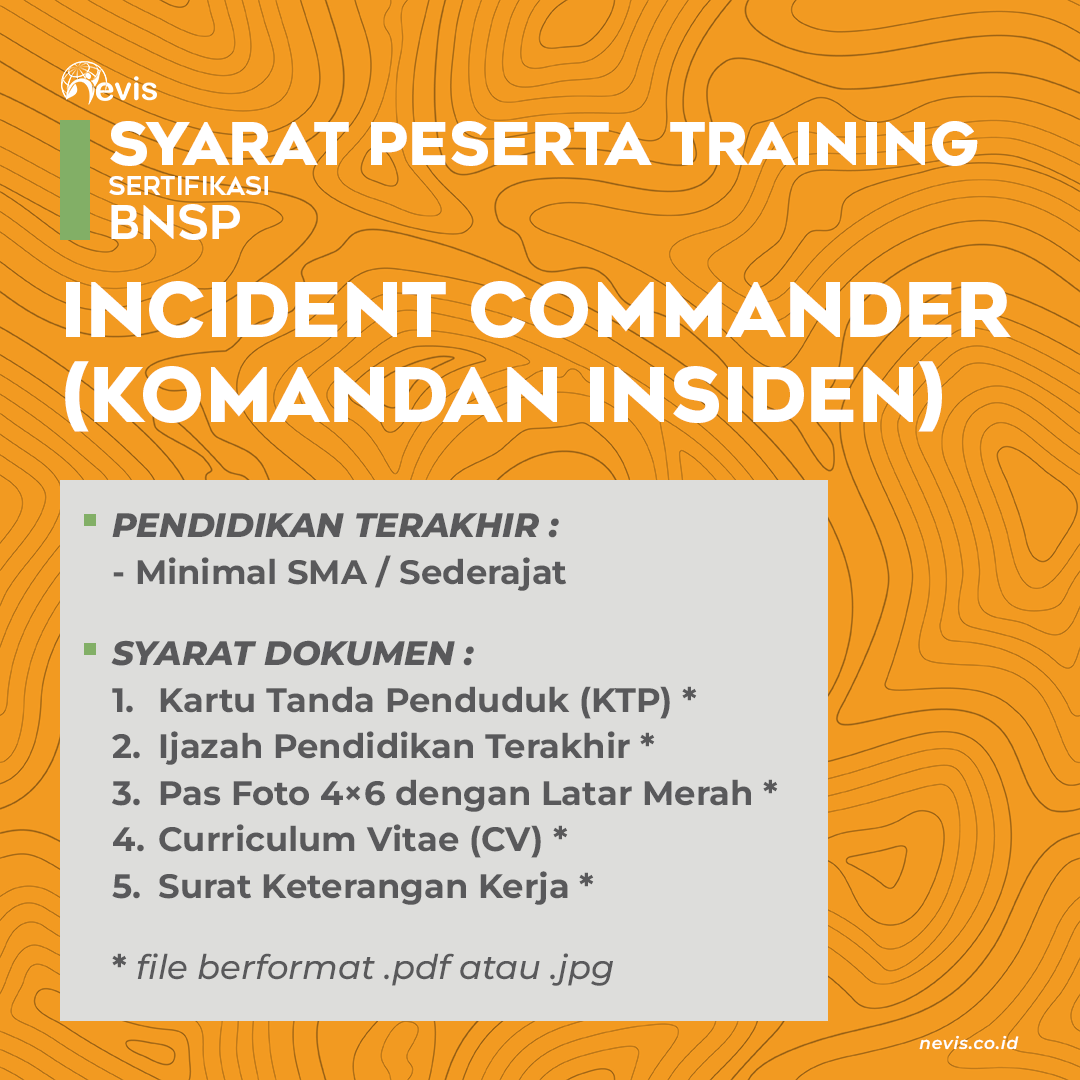 Foto Produk Pelatihan Incident Commander (IC) Sertifikasi BNSP Online