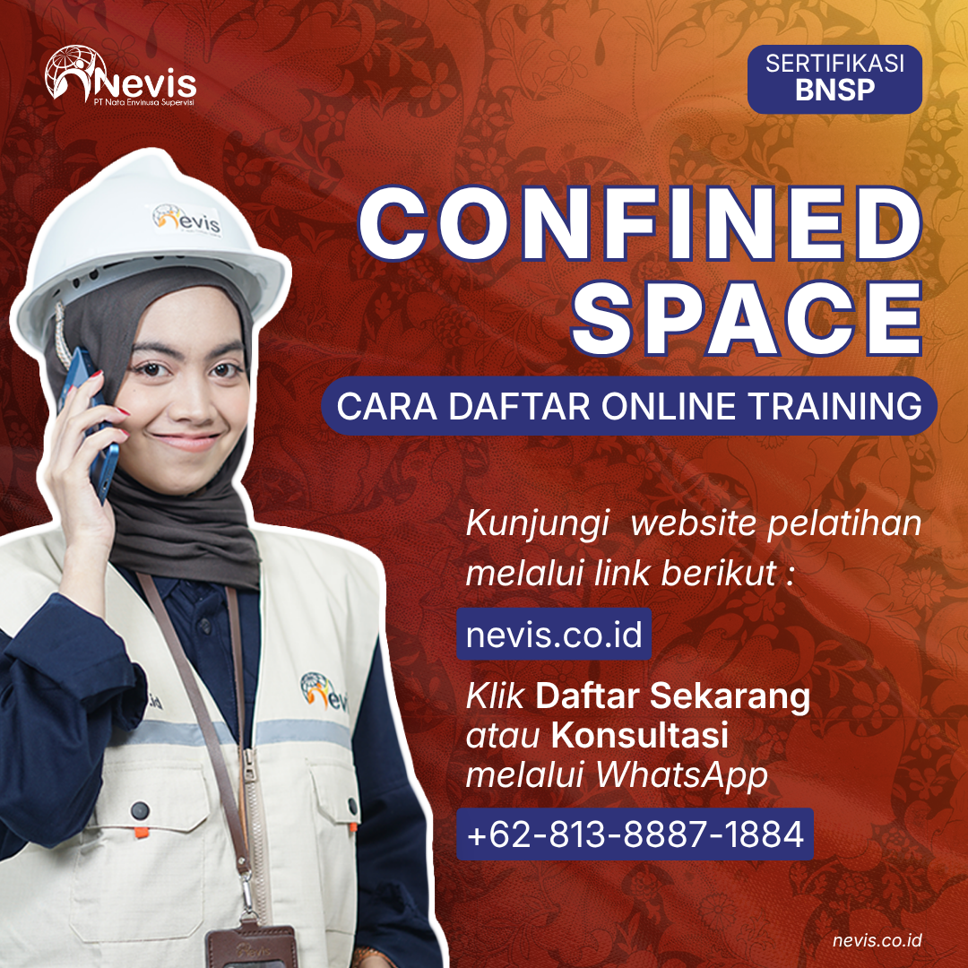 Foto Produk Pelatihan K3 Ruang Terbatas (Confined Space) Sertifikasi BNSP Online
