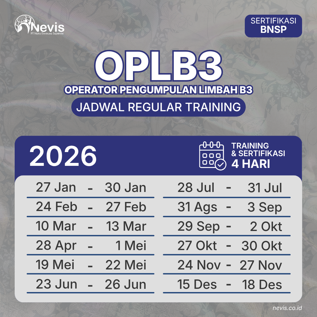 Foto Produk Pelatihan OPLB3 (Operator Pengumpulan Limbah B3) Offline