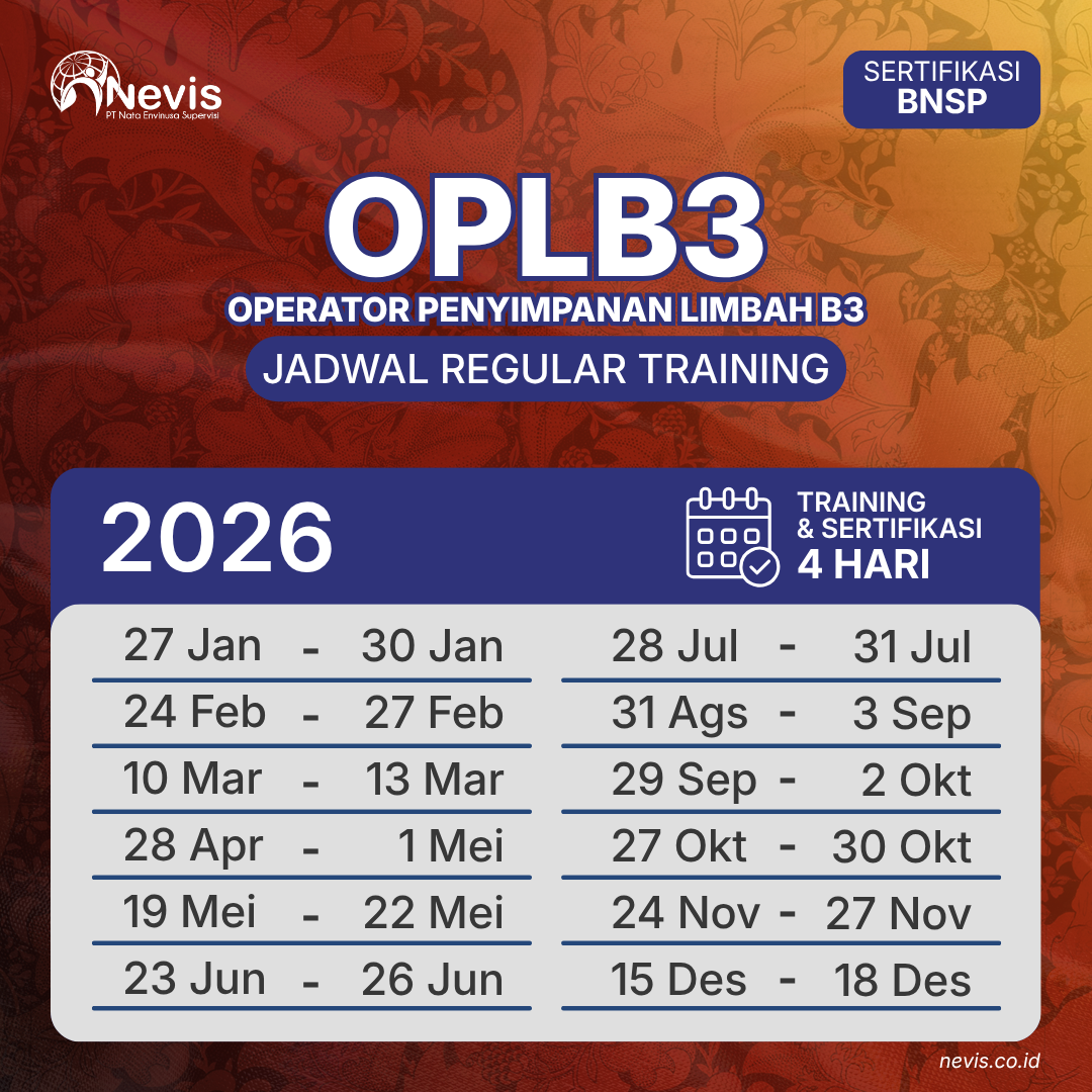 Foto Produk Pelatihan OPLB3 (Operator Penyimpanan Limbah B3) Online