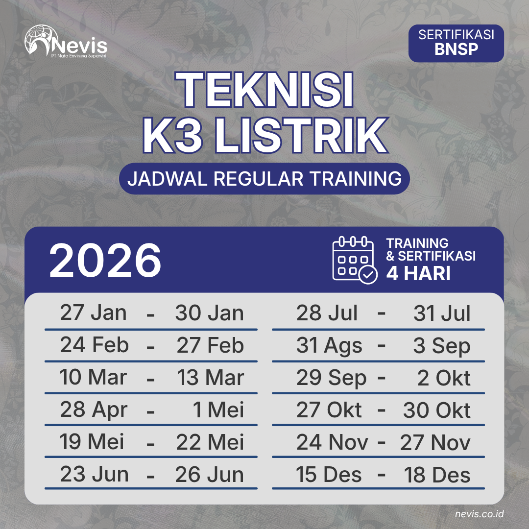 Foto Produk Pelatihan Teknisi K3 Listrik Sertifikasi BNSP Offline